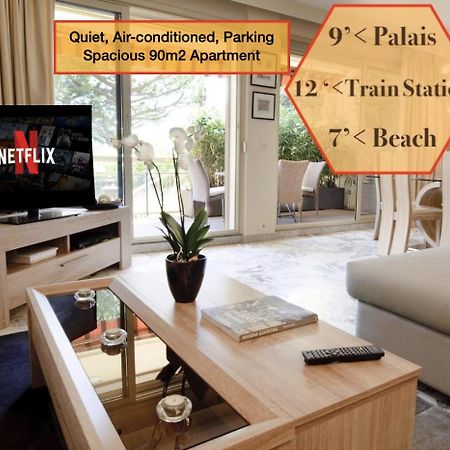 90M2 Apartement - Les Palmiers De Cannes Buitenkant foto